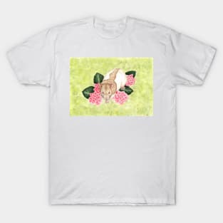 Hooded Rat with Flowers T-Shirt